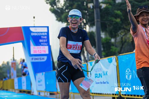 Race photo from Nu Skin Run 10K