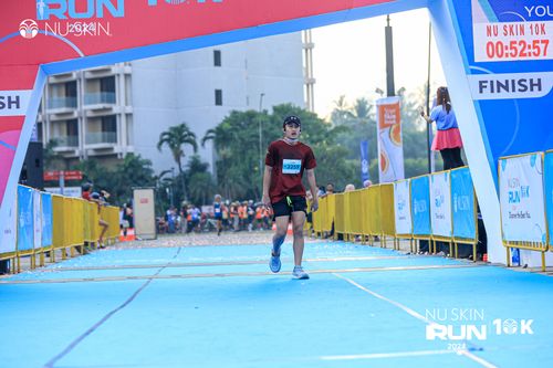 Race photo from Nu Skin Run 10K