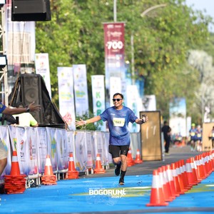 Race photo from BOGORUN 2026