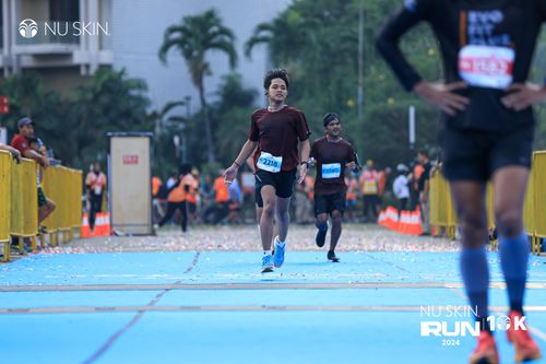 Race photo from Nu Skin Run 10K