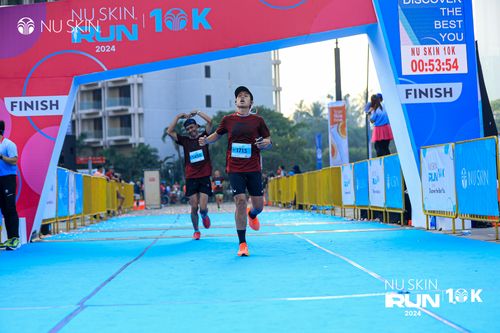 Race photo from Nu Skin Run 10K