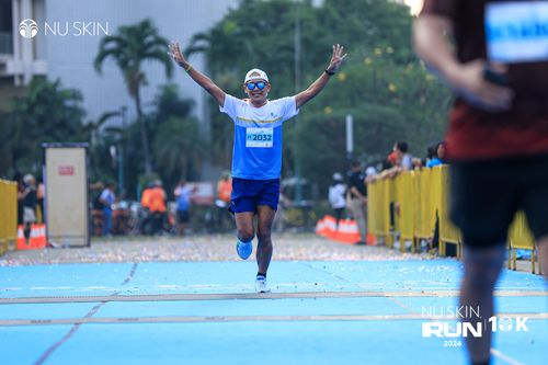 Race photo from Nu Skin Run 10K