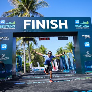 Race photo from Belitung Multisport Festival