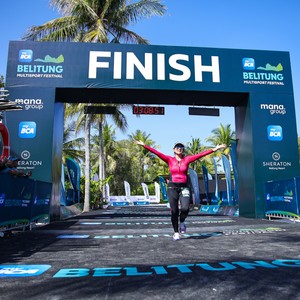 Race photo from Belitung Multisport Festival