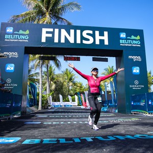 Race photo from Belitung Multisport Festival