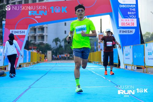 Race photo from Nu Skin Run 10K