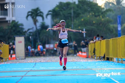 Race photo from Nu Skin Run 10K