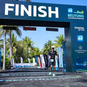 Race photo from Belitung Multisport Festival