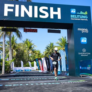 Race photo from Belitung Multisport Festival