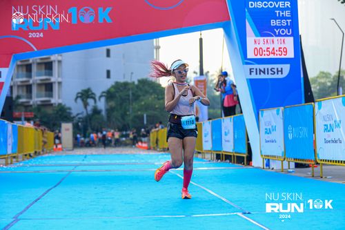 Race photo from Nu Skin Run 10K