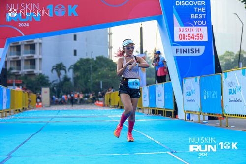 Race photo from Nu Skin Run 10K