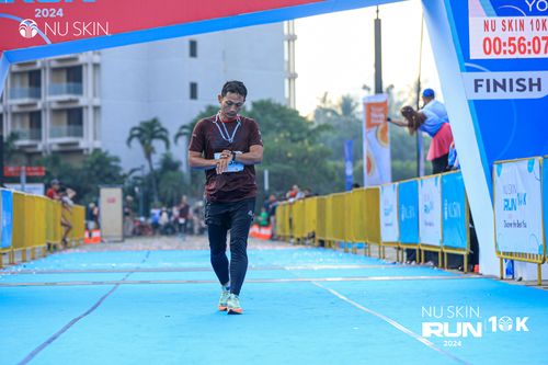 Race photo from Nu Skin Run 10K