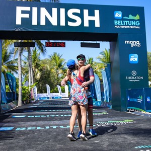 Race photo from Belitung Multisport Festival