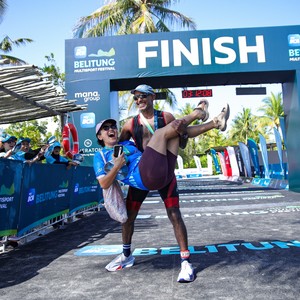 Race photo from Belitung Multisport Festival