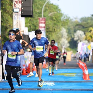 Race photo from BOGORUN 2026