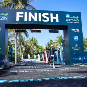 Race photo from Belitung Multisport Festival