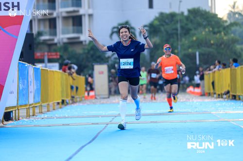 Race photo from Nu Skin Run 10K
