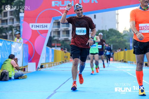 Race photo from Nu Skin Run 10K