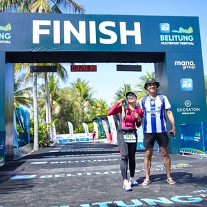 Race photo from Belitung Multisport Festival