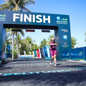 Race photo from Belitung Multisport Festival