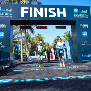 Race photo from Belitung Multisport Festival