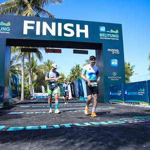 Race photo from Belitung Multisport Festival