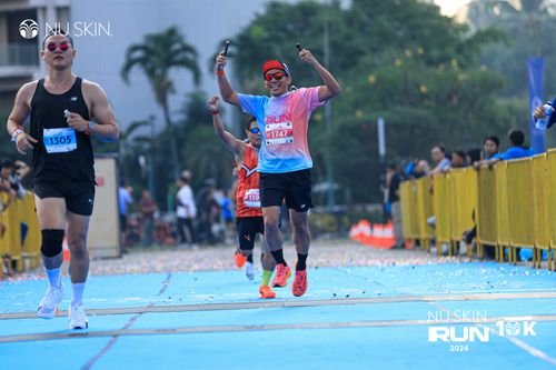 Race photo from Nu Skin Run 10K