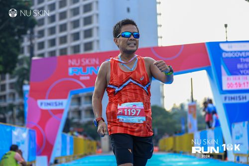 Race photo from Nu Skin Run 10K