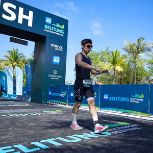Race photo from Belitung Multisport Festival