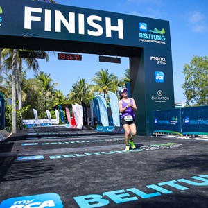 Race photo from Belitung Multisport Festival