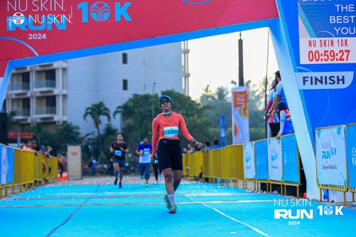 Race photo from Nu Skin Run 10K
