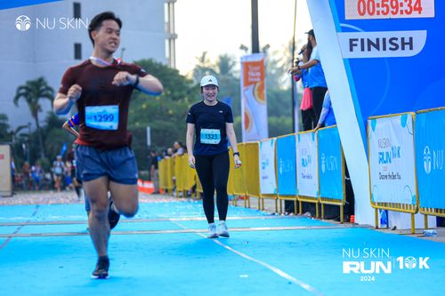Race photo from Nu Skin Run 10K