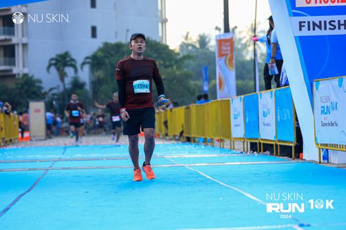 Race photo from Nu Skin Run 10K