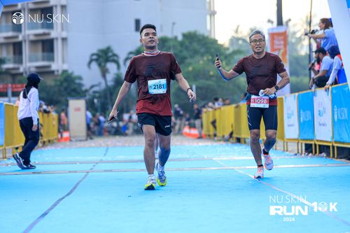 Race photo from Nu Skin Run 10K