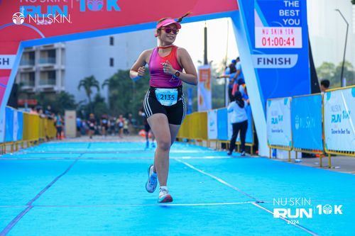 Race photo from Nu Skin Run 10K