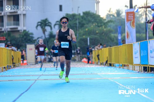 Race photo from Nu Skin Run 10K