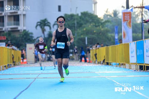 Race photo from Nu Skin Run 10K