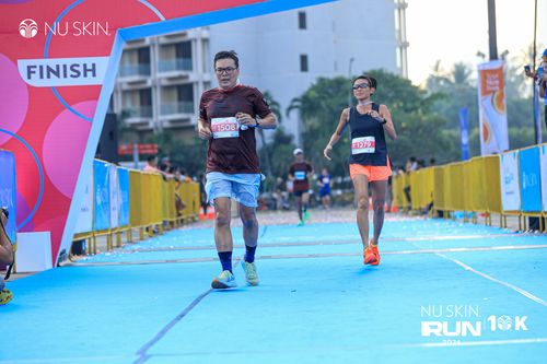 Race photo from Nu Skin Run 10K