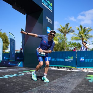 Race photo from Belitung Multisport Festival