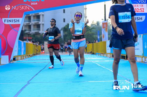 Race photo from Nu Skin Run 10K