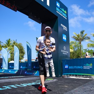Race photo from Belitung Multisport Festival