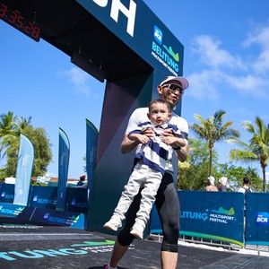 Race photo from Belitung Multisport Festival
