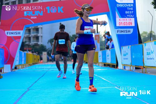 Race photo from Nu Skin Run 10K