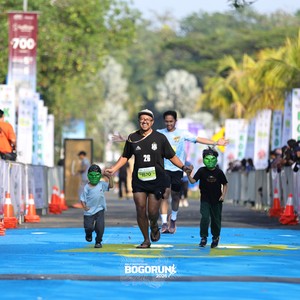 Race photo from BOGORUN 2026