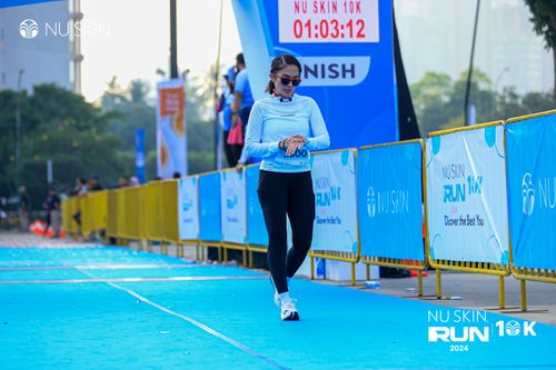 Race photo from Nu Skin Run 10K