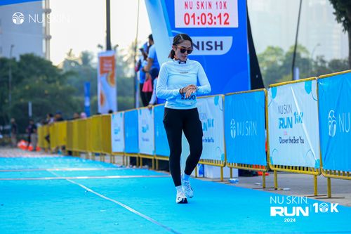Race photo from Nu Skin Run 10K