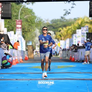 Race photo from BOGORUN 2026