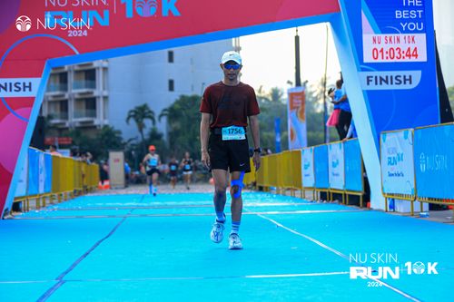 Race photo from Nu Skin Run 10K