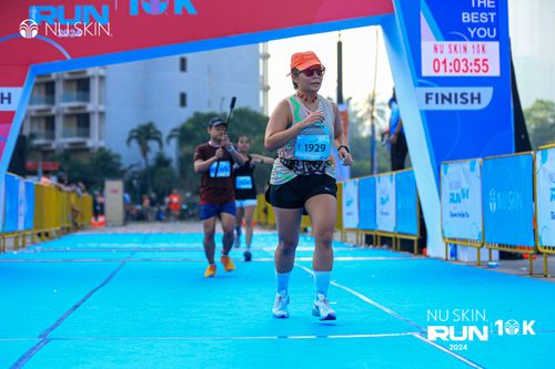 Race photo from Nu Skin Run 10K