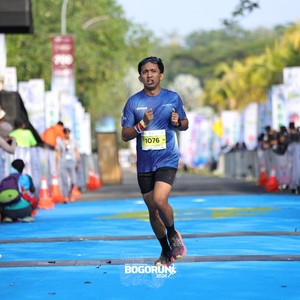 Race photo from BOGORUN 2026